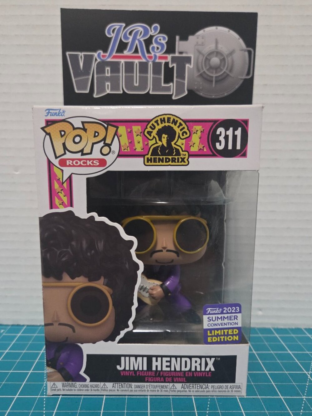 Funko POP Rocks Jimi Hendrix 2023 Summer Convention 311 Vinyl Figure